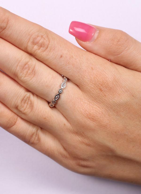 Stunning Authentic Pandora Eternity Ring - Size 8